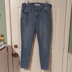 Torrid Jeggings Jeans Plus Size 14R Blue Denim Stretch
